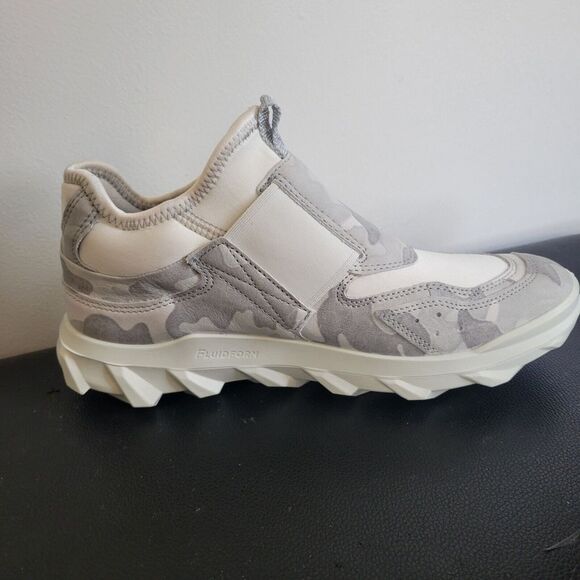 Ecco Sport MX Low Women's Size EU 37/US 6-6.5 White Camo Trail Shoes NEW - Picture 2 of 11